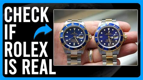 how to tell if it is a real rolex|verify my rolex.